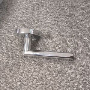 Sleek Silver Door Handle